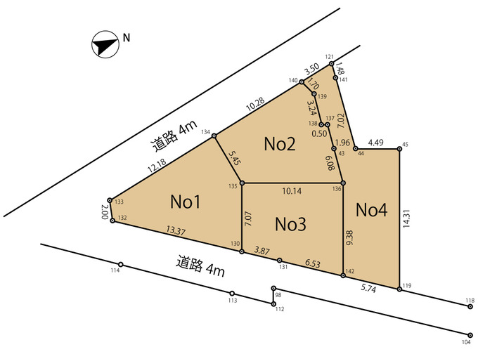 小川ＰＪ８　新築４棟