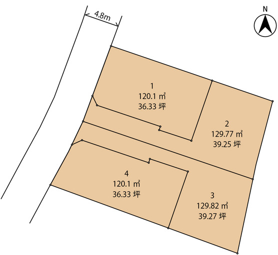 金森ＰＪ６　売地４区画