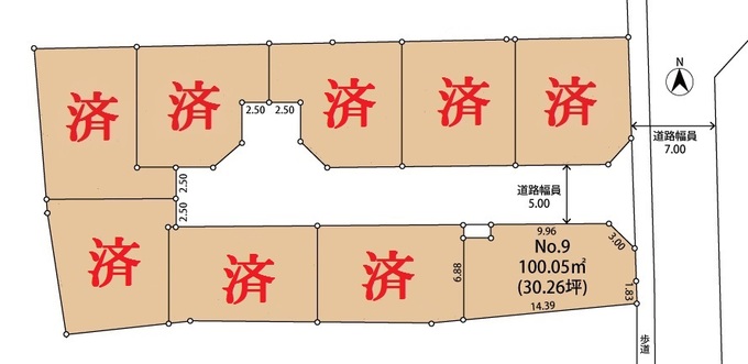 町田市鶴間ＰＪ２３　売地９区画