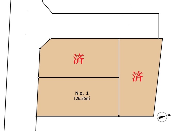 鶴間ＰＪ２８　売地３区画