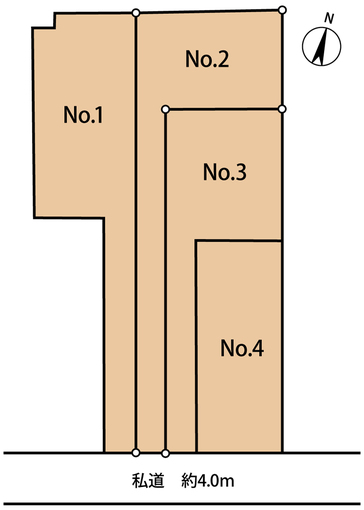 相模原ＰＪ１８　売地　４区画