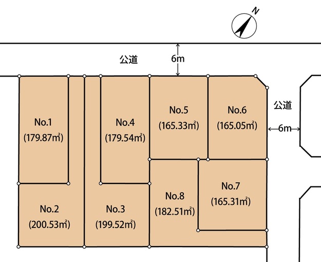 南つくし野ＰＪ８　売地　８区画